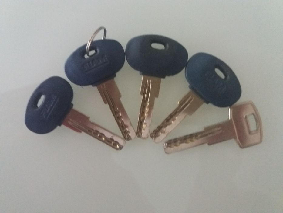 Canhão fechadura + 5 chaves