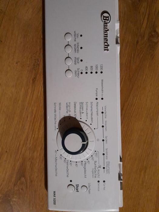 Programator + panel Pralka Bauknecht WAK5200