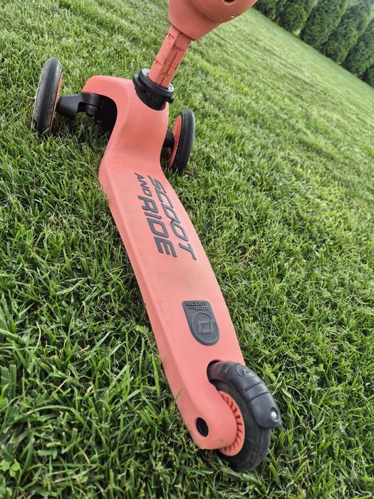 Hulajnoga scoot and ride 2w1 + kask