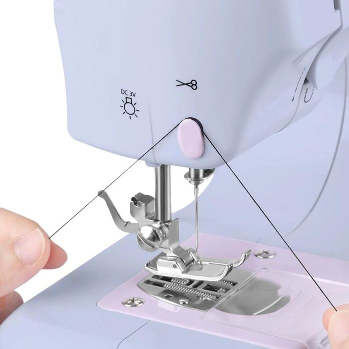 Швейная машинка 12в1 + оверлок + педаль FHSM-505 Домашняя мини-машина