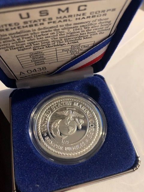 Medal marins Pearl Harbor