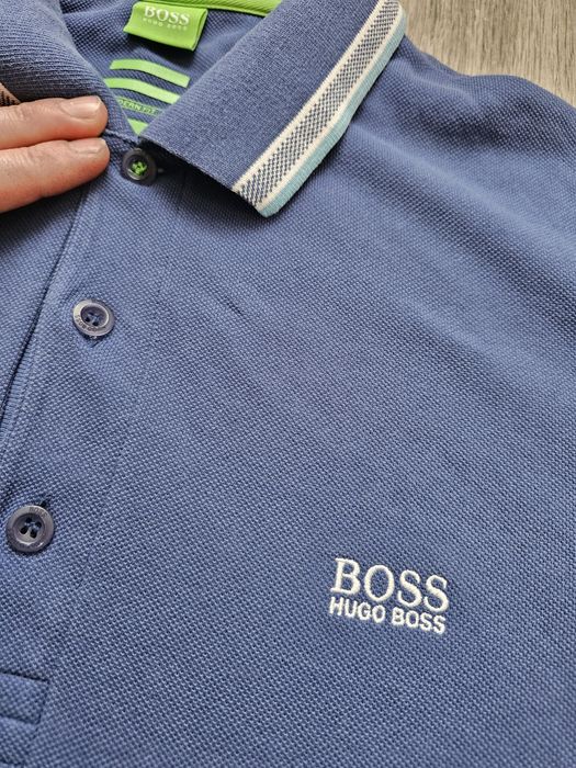 Оригінальна футболка ,поло Hugo Boss Paddy Modern Fit (Розмір XL) синя