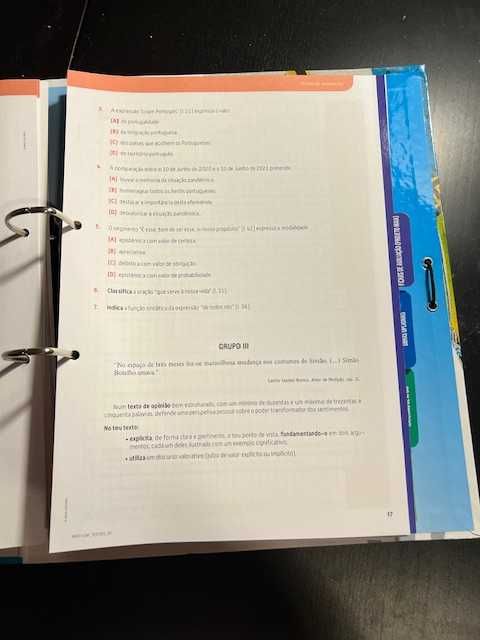 "Páginas 11" - 11º ano - Português -  Projeto PROFESSOR