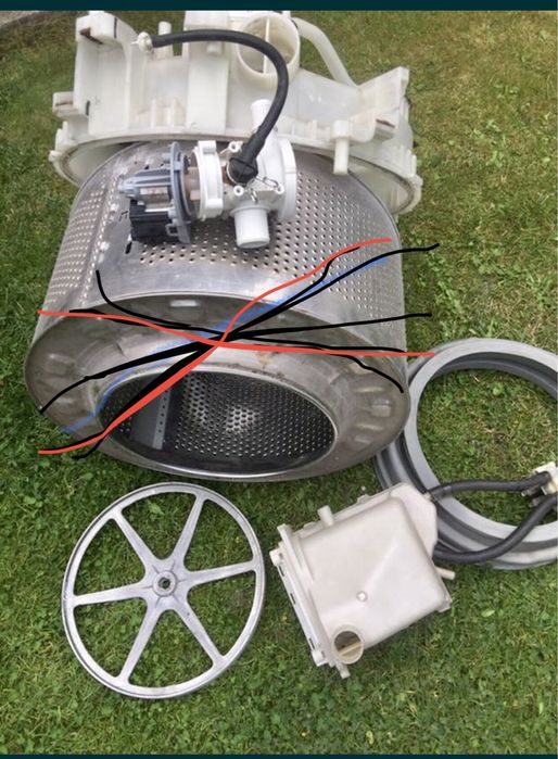 Запчасти б/у стиральной машинке samsung WF R-1061