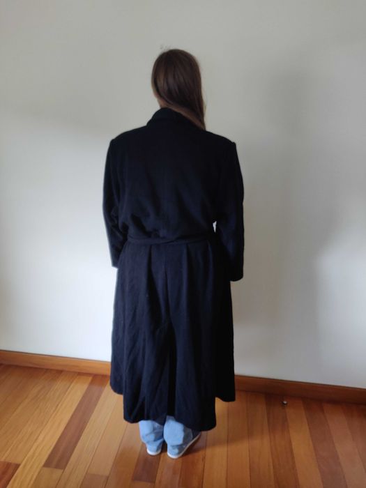 Sobretudo comprido em lã, Ivoire de Laurence