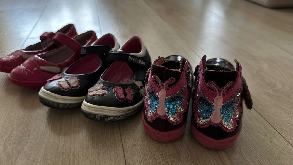 Туфлі шкіра для дівчинки лак розмір 27