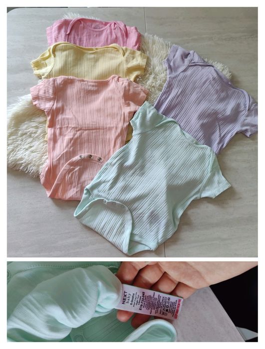 Бодіки Next 6-9, Hugges 6 для дівчаток