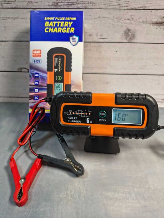 Автоматическое зарядное устройство 12V 6A для акб востановление