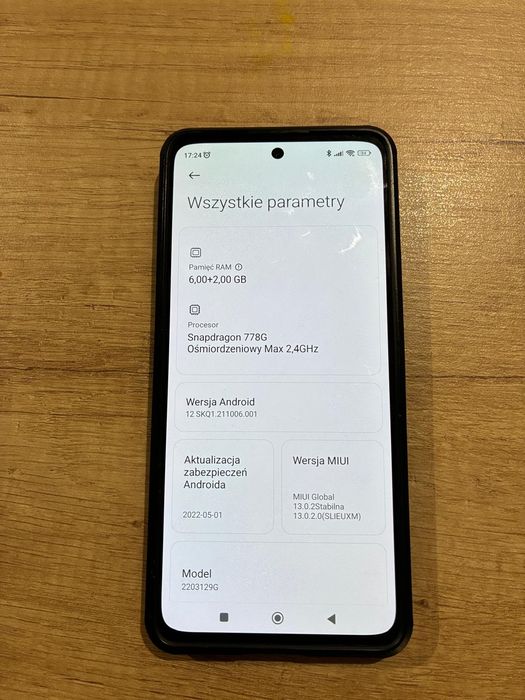 Xiaomi 12 lite + etui Spigen
