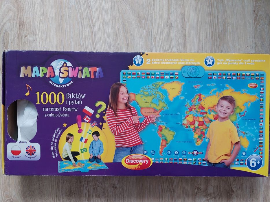 Interaktywna Mapa świata  DUMEL Discovery