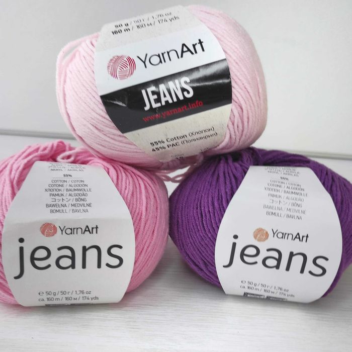 Yarn art jeans Ярн арт джинс, пряжа, нитки, бавовна, хлопок, котон