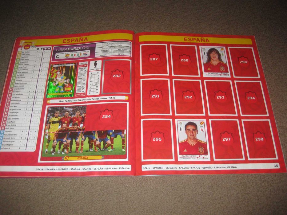 Caderneta de Futebol Euro 2012