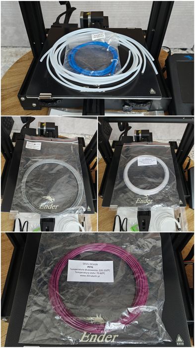 Drukarka 3D Creality Ender 3 v2 Zmodyfikowana Dodatki