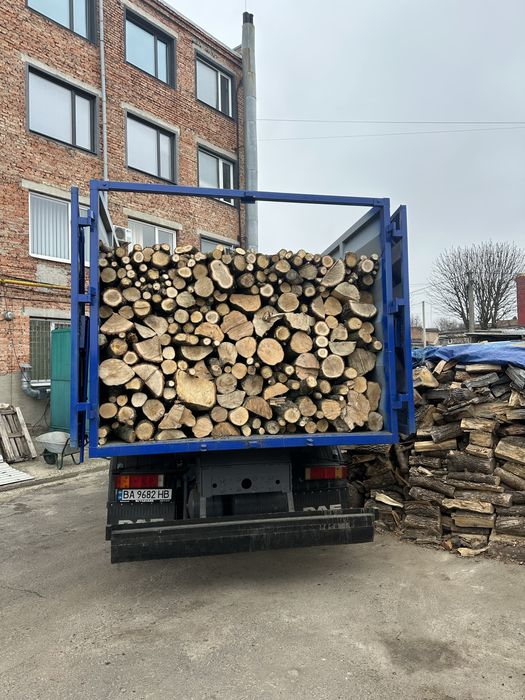 Дрова рубані та мтерові