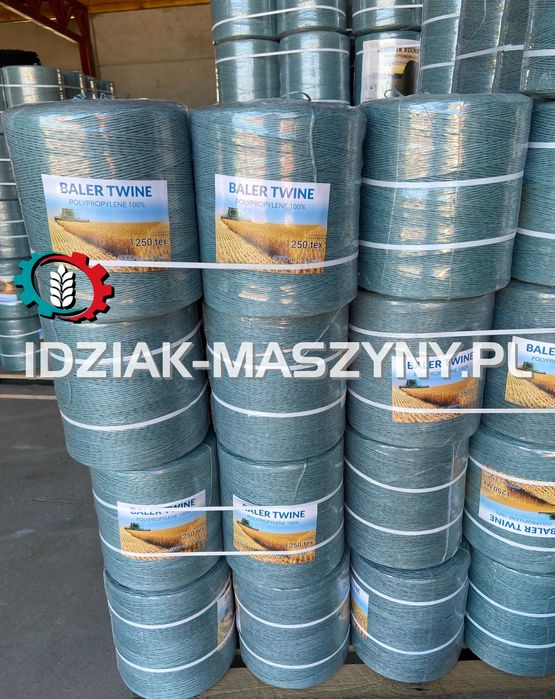WYPRZEDAŻ Sznurek do prasy bel BALER TWINE 1250 tex NOWY *WYSYŁKA*