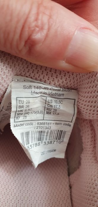 Sapatilhas rosa tam.28