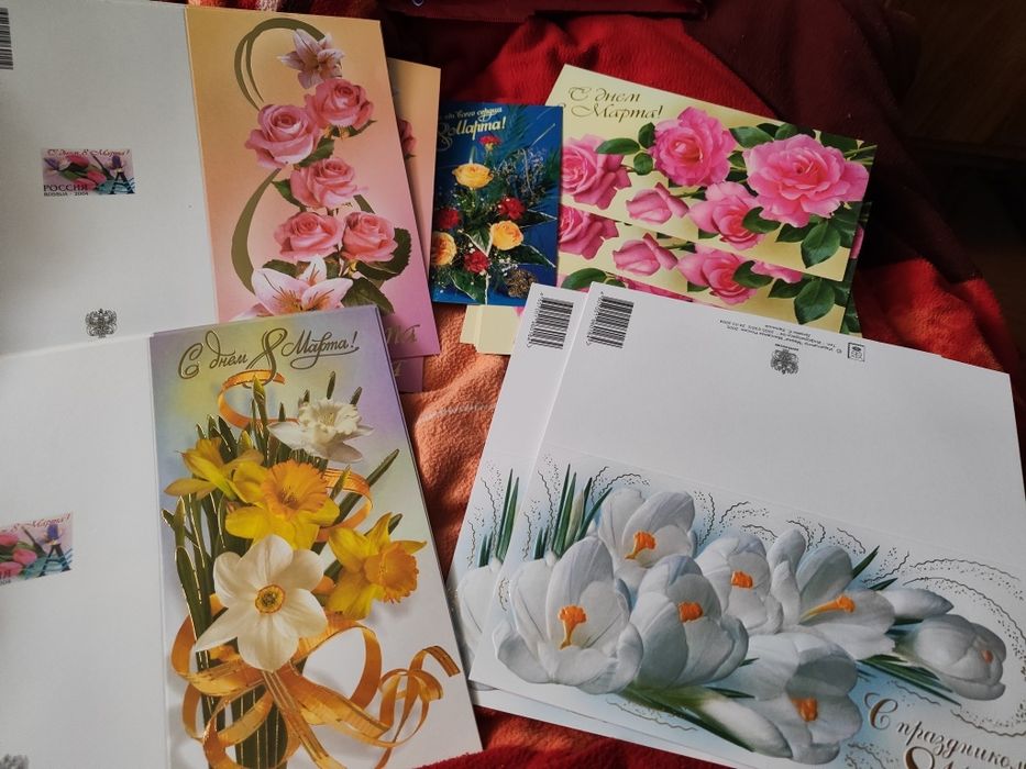 Открытки в ассортименте