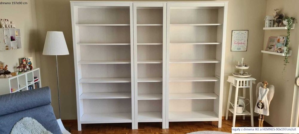 Szafka-kredens-komoda-IKEA HEMNES-LEKSVIK-Frederica-drewno