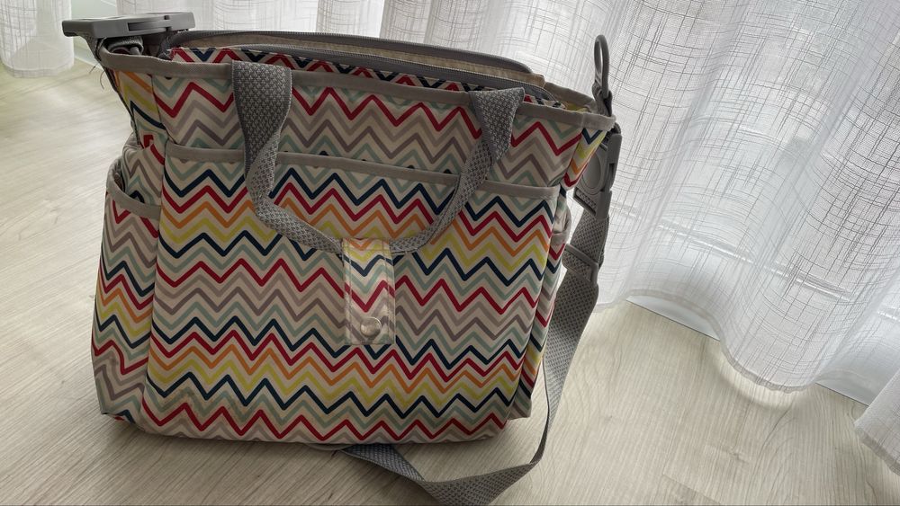 Mala / mochilas maternidade colorida