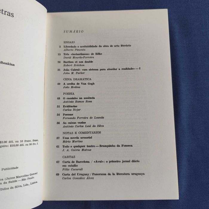 Revista Colóquio Letras 32 - Julho 1976