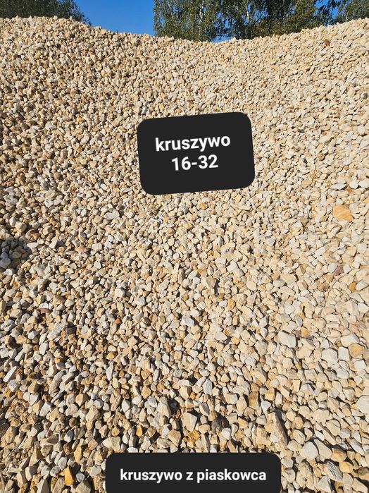 Kruszywo piaskowiec kliniec 16-32 tłuczeń 31.5-63 mieszanka 0-31.5