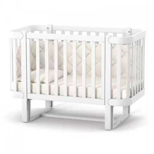 Дитяча кроватка Veres Monako з  матрацом Baby Veres Coconut bio