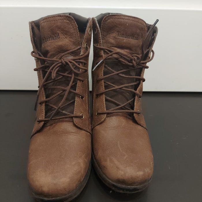 Buty damskie zimowe na koturnie Timberland rozmiar 40