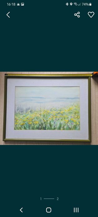 Quadro a aguarela Glória Patrão