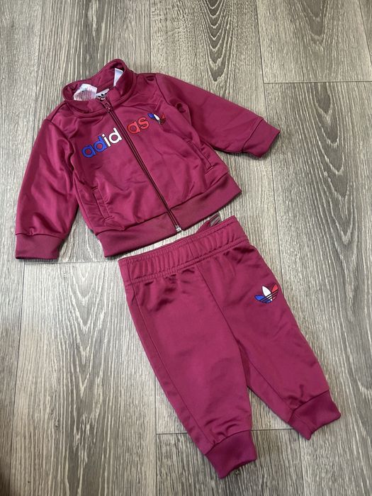 Фирменный спортивный костюм оригинал adidas 3-6мес