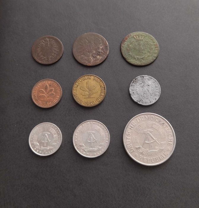 Zestaw monet Prusy Niemcy