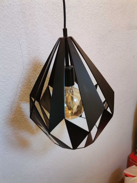Candeeiro Ikea Preto (metal)