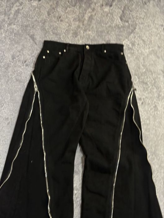 клеш Rick Owens bolan banana cut jeans opium archive джинси чорнi