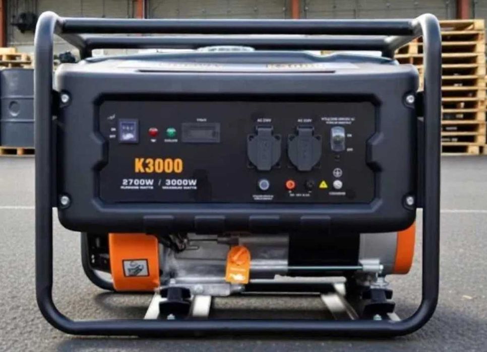 Акція Бензогенератор Kingway K3000 220В 3кВт мідна обмотка двигун R210
