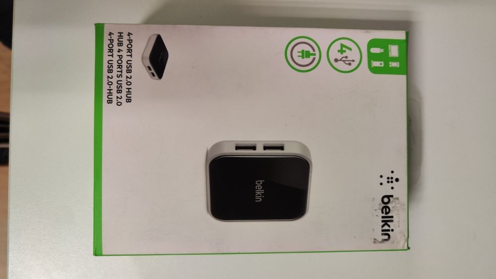 4-portowy zasilany koncentrator USB