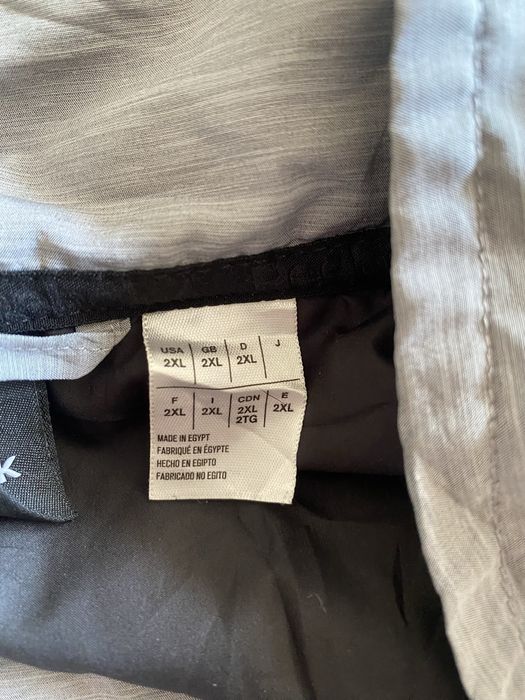 Reebok GOLF kurtka wiatrówka męska 2XL czarno-szara lekka