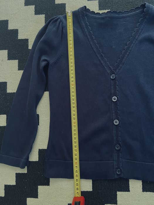 George granatowy sweter swetetek rozpininany 98 104