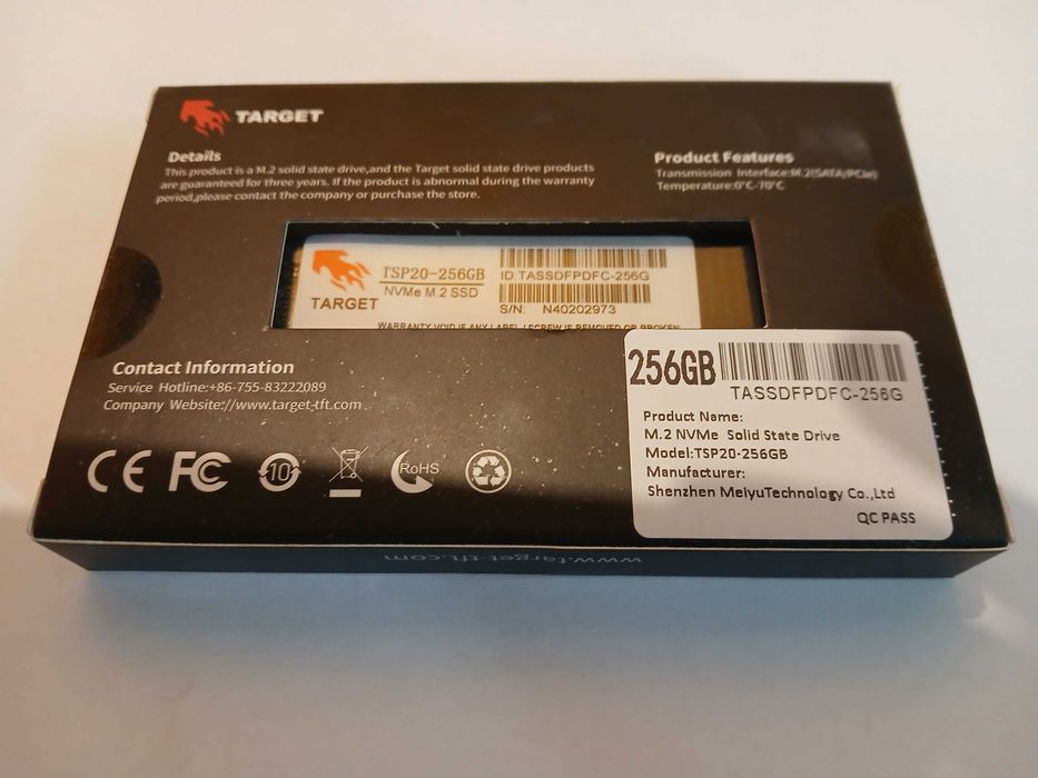 Nowe Dyski SSD M.2 2280 NVMe 256 GB – szybkie jak błyskawica!