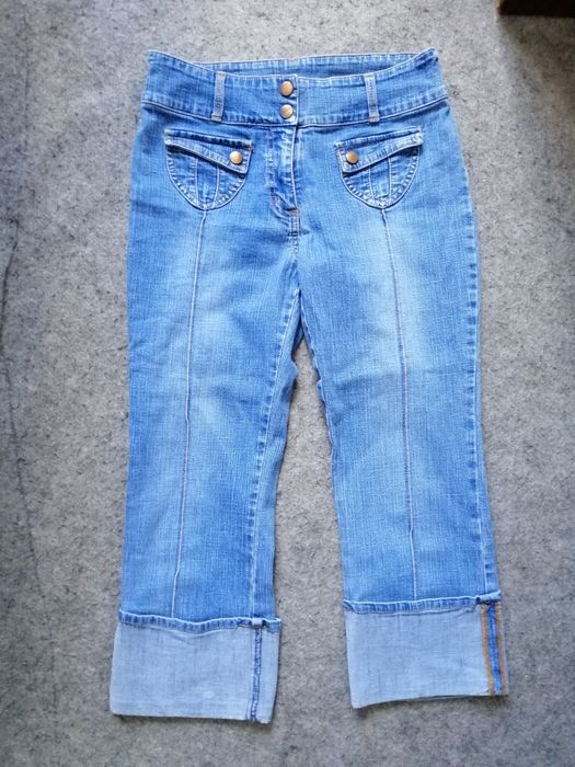 Бриджи джинсовые