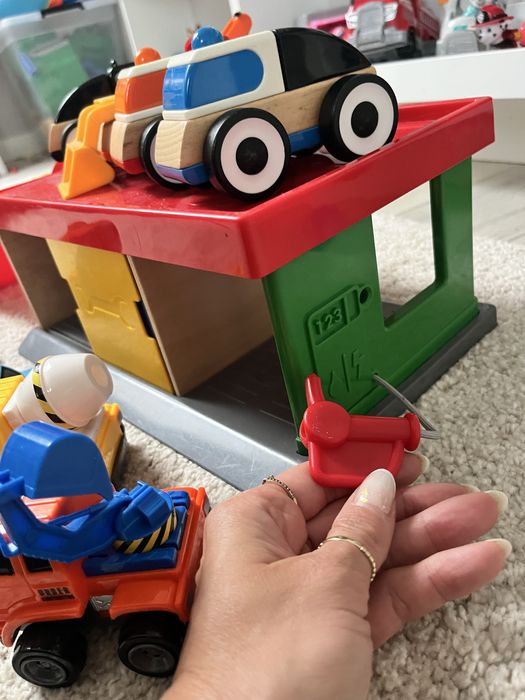 Garaz drewniany ikea lillabo warsztat plus autka