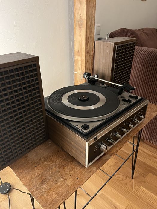 Gramofon Dual 1224 i głośniki