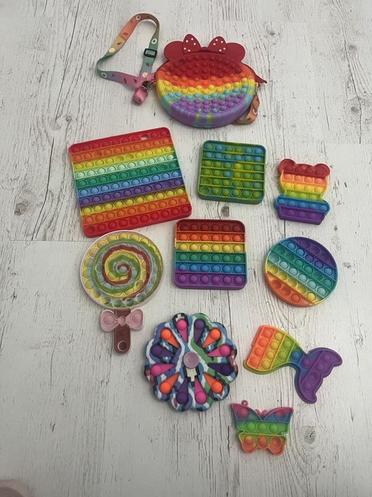 поп ит яркие, красивые 10 штук