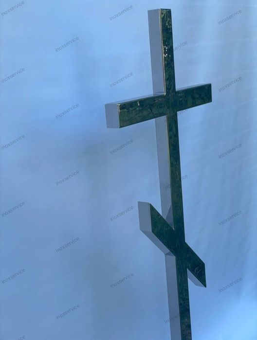 Хрест з нержавіючої сталі на могилу Крест из нержавейки на могилу