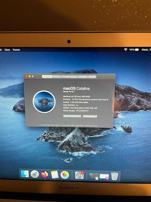 MacBook Air 13” (Mid 2013) – sprawny, gotowy do pracy
