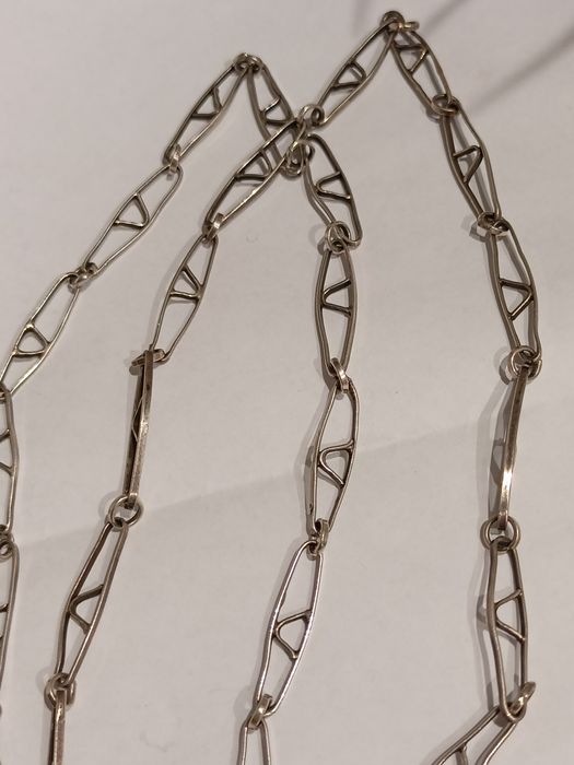 Naszyjnik srebrny , łańcuszek Orno