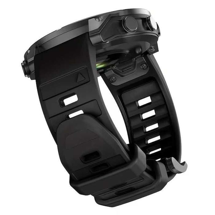 Czarny pasek silikonowy 26 mm do zegarków Garmin, NOWY