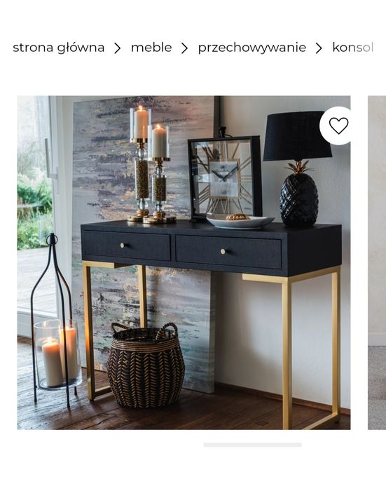 Konsola toaletka Lader Home&you