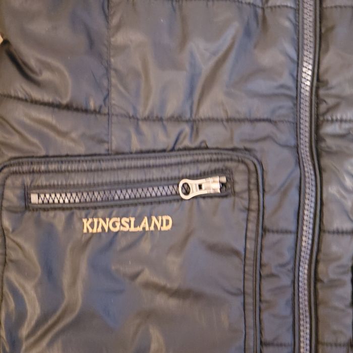 Oryginalna kurtka jeździecka firmy Kingsland, granatowa rozmiar S