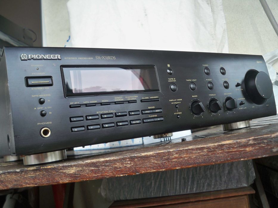 amplituner Pioneer SX-702RDS alu front, RDS, opcjonalnie pilot CU-SX150