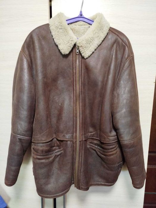 Натуральная кожаная дубленка