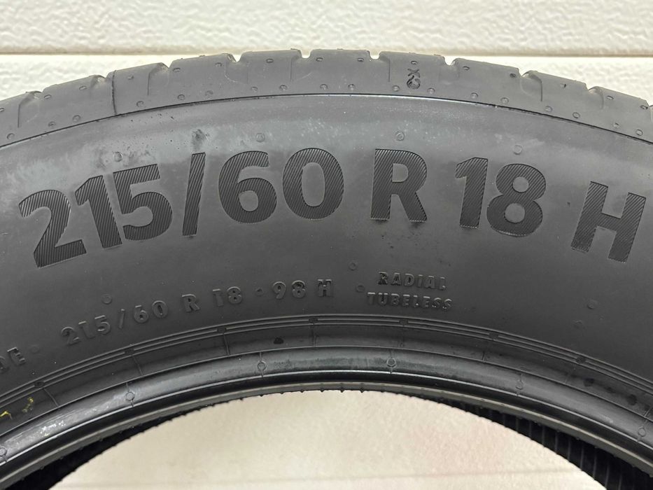 215/60/18 98H Continental EcoContact 6Q opona jak nowa Lato DOT 2025